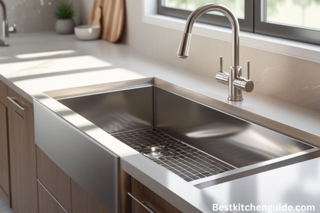 how to install a kitchen sink