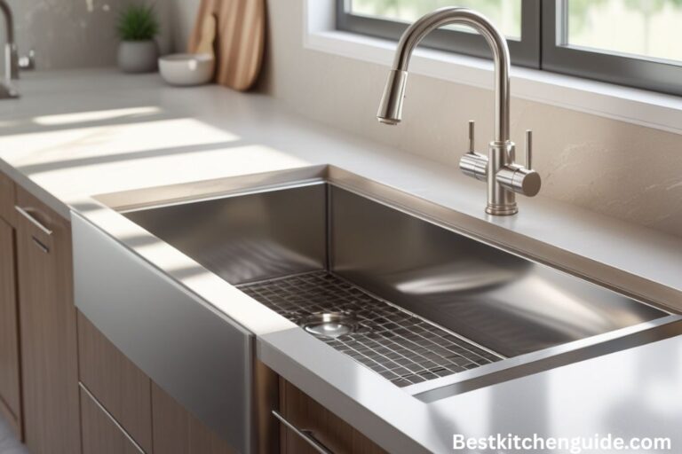 how to install a kitchen sink